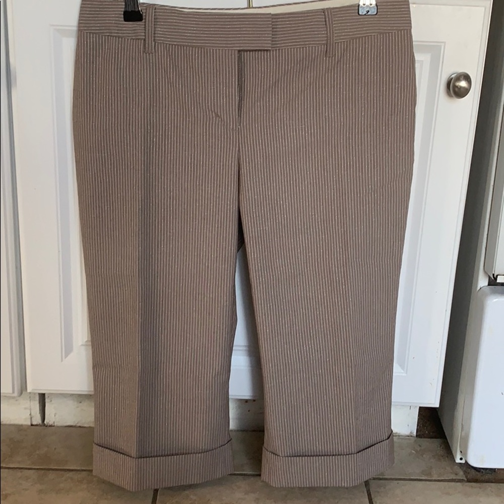 Express Editor Cropped Capris Style Business Pant - image 1